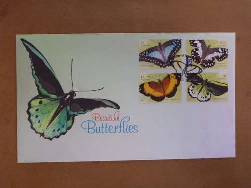 Australia 2016 Beautiful Butterflies Set 4 Stamps First Day Cover