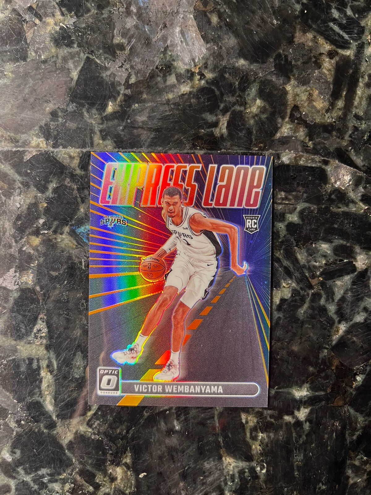 2023 Donruss Optic Victor Wembanyama Express Lane Orange /39 Rookie