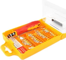 32-in-1 Precision Screwdriver Set, Multi-function Repair Tool Kit, Red