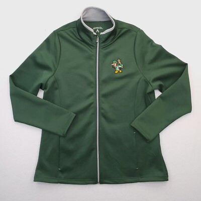 Down East Wood Ducks Jacket Adult Extra Large Green Woodies Baseball Track Coat