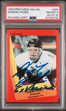 Dominik Hasek RC 1990 Procards Auto 