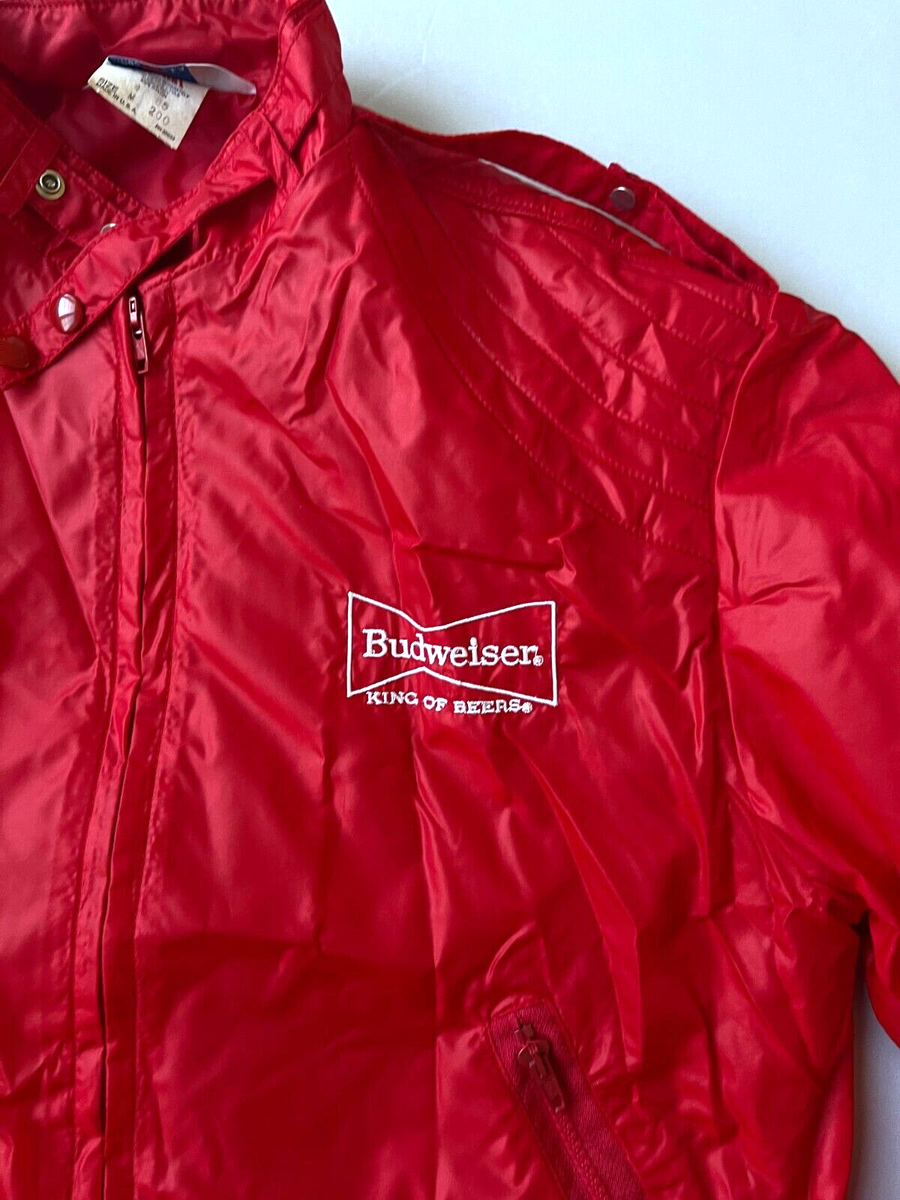 Vintage Budweiser DEADSTOCK Mens Sz Medium Full Zip Jacket Vintage Budweiser DEADSTOCK Mens Sz Medium Full Zip Jacket