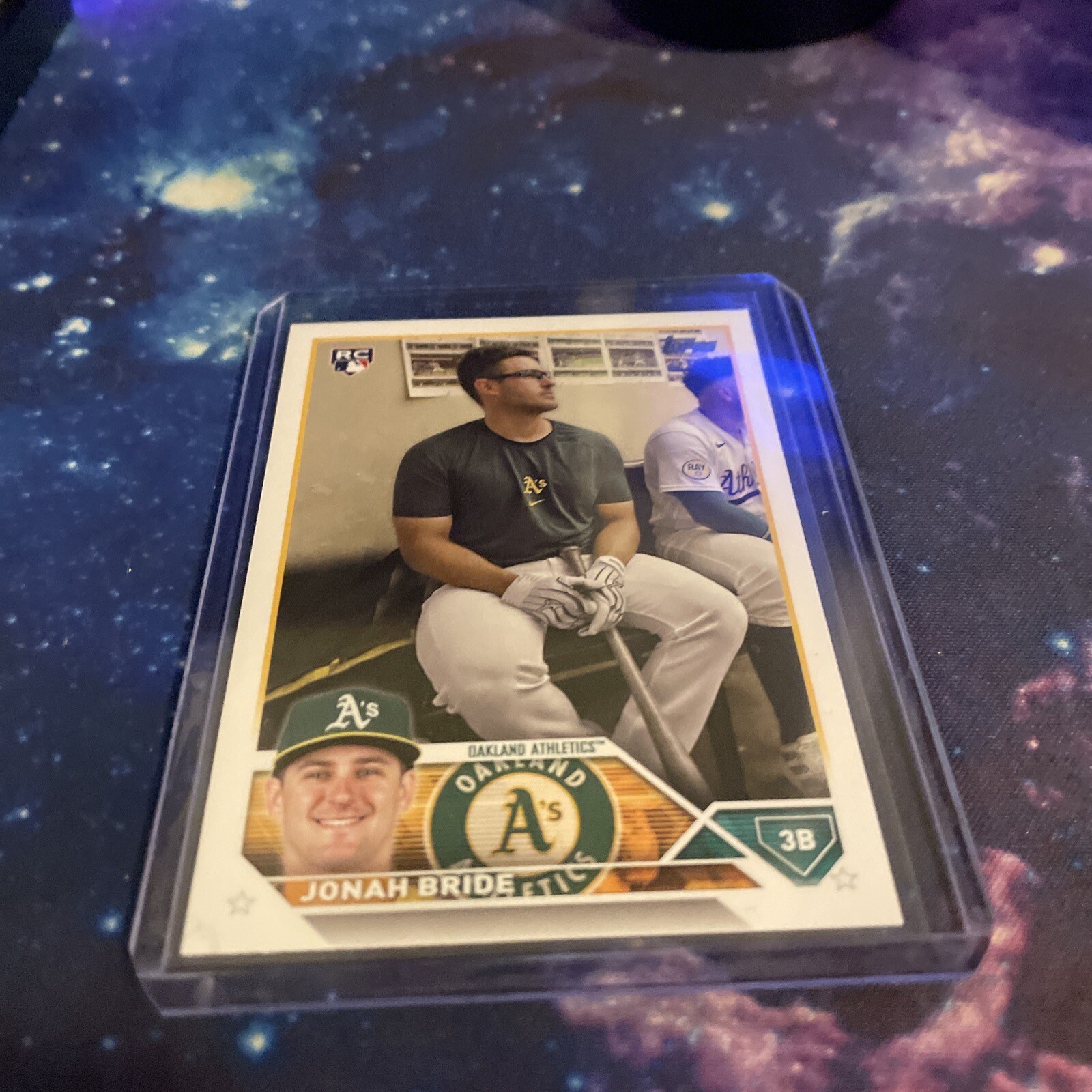 Jonah Bride Rookie SSP Golden Mirror Image Variation 2023 Topps Series 1 #95 RC