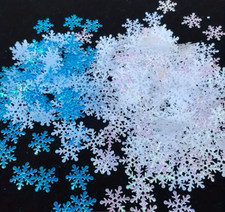 Snowflakes Christmas Confetti 20mm Table Sprinkles Party Decorations Xmas 300pcs