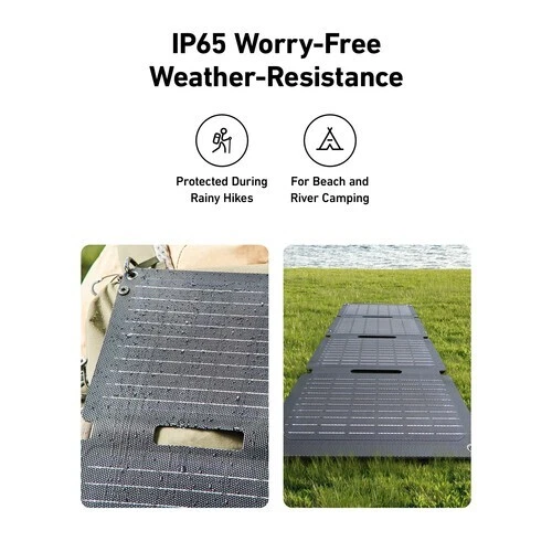 New) Anker Solix PS30 30W 2-Port PowerPort Solar Charger for iPhone/iPad/Android - Image 4 of 4