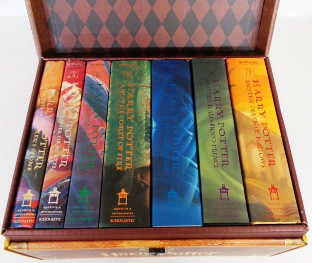 Harry Potter Hardcover Complete 17 Collection Box Set by J.K. Rowling