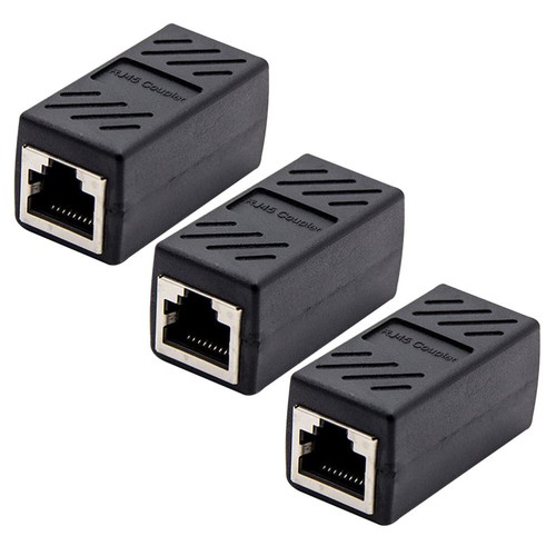 3St Ethernet- Auf -Koppler Cat-6-Koppler Ethernet-Extender-Adapter - Bild 3 von 20