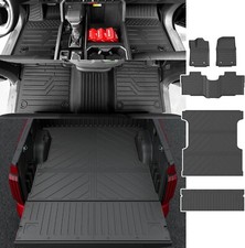 For 2022-2026 Toyota Tundra 5.5 Ft Truck Bed Mat Floor Mats Tailgate Bed Liners