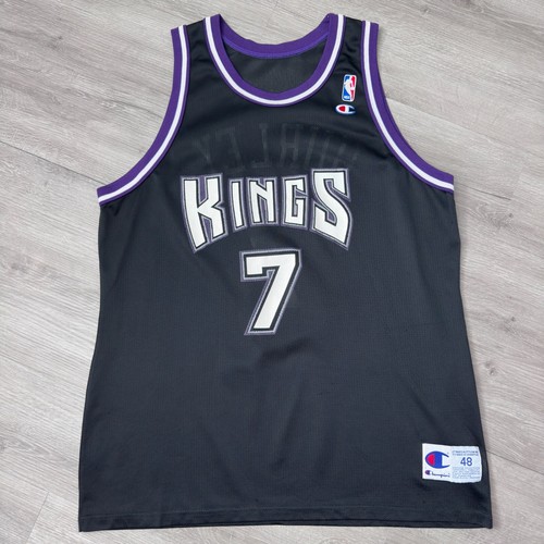 Authentic Bobby Hurley Sacramento Kings Champion Jersey 48 XL Duke Arizona State - Picture 1 of 7