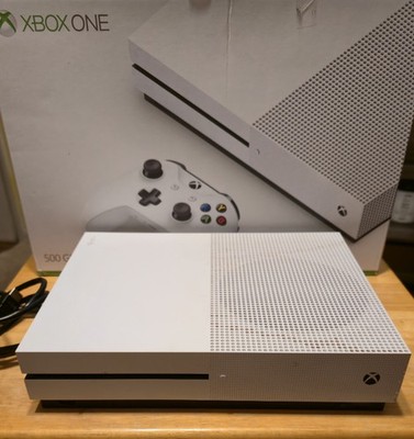 Microsoft Xbox One S 500GB Console Gaming System Only White 1681