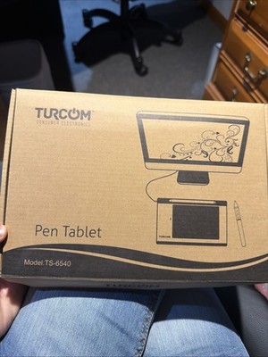 Turcom Graphics Tablet w/ Touch Pen for Windows & Mac Model TS-6540