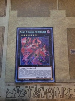 YUGIOH NUMBER 89: DIABLOSIS THE MIND HACKER BROL-EN073 SECRET 1ST ED NM