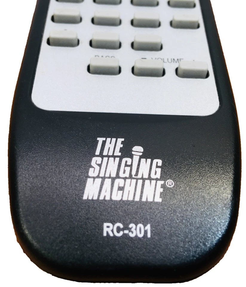 The Singing Karaoke Machine RC 301 Remote Control for Model SMG-301 Tested Works - Image 4 of 4