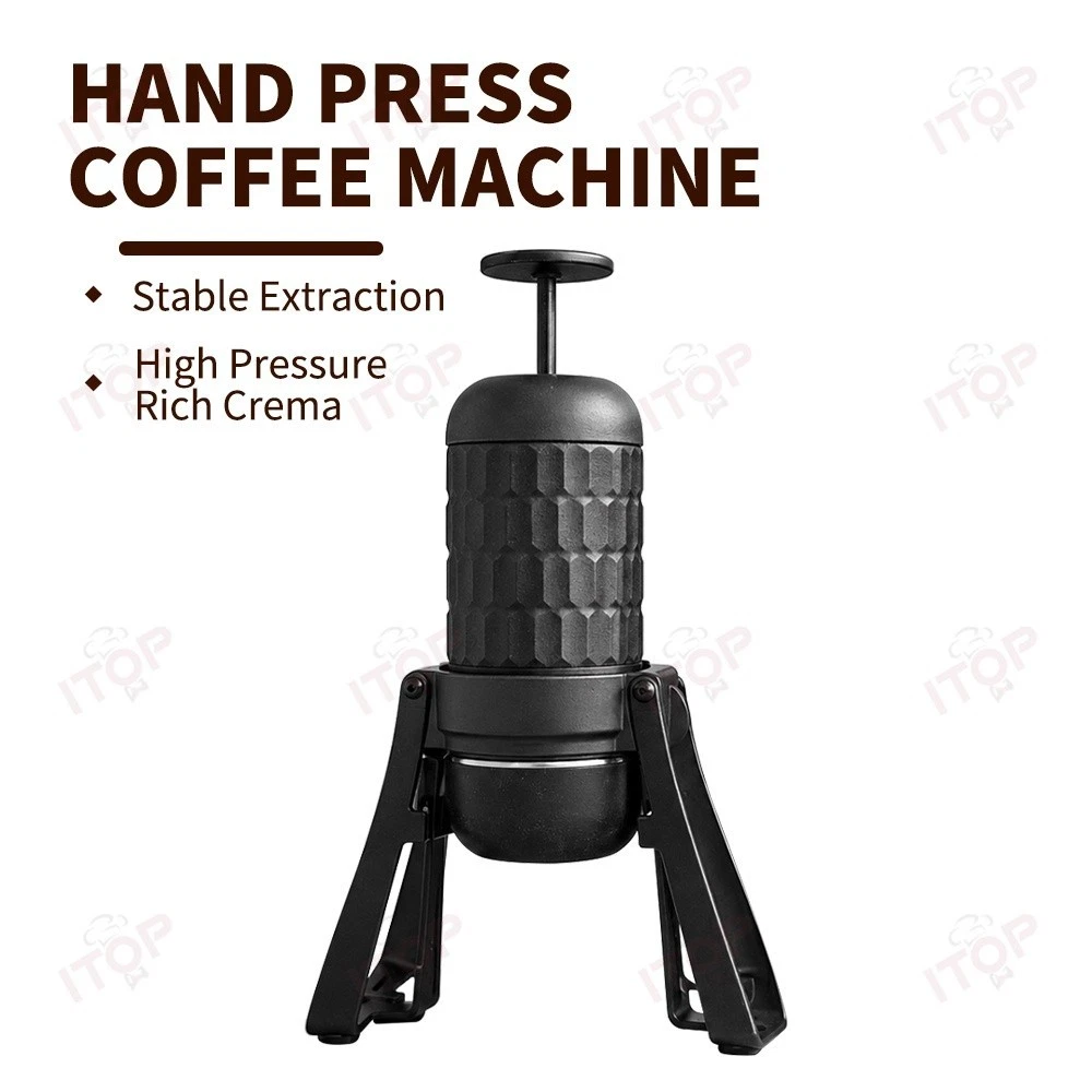 Hand-Press Coffee Maker Portable Espresso Maker For Powder Manual Compact