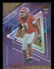 2022 Panini Chronicles Draft Picks Nakobe Dean #22 Recon Bronze Rookie