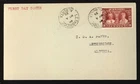 CANADA FDC SC #213 KING GEORGE V & QUEEN MARY MAILED LETHBRIDGE MAY 4, 1935 #20