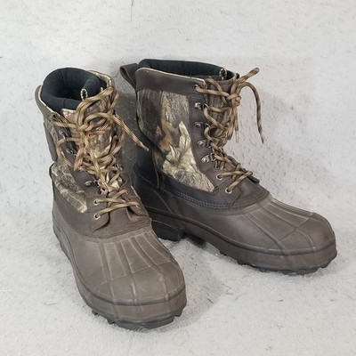 Browning Duck Boots Mens 13M Brown Thinsulate Ultra 