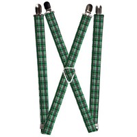 `Suspenders - 1.0`` - Mini Houndstooth Green/Black/Gray` (Us Import) Acc Neu