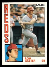 Ron Oester 1984 O-Pee-Chee #99 Cincinnati Reds Vintage Baseball *191