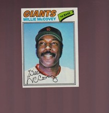 1977 Topps #547 Willie McCovey near mint