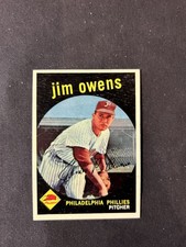 Beautiful pack fresh 1959 Topps  Est NMMT #503 Jim Owens