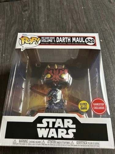 Funko Pop! Deluxe: Star Wars - Red Saber Series Volume 1: Darth Maul (Glows...