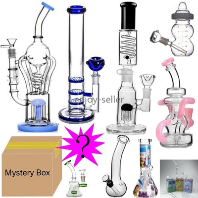 #ad Blind Box Random Style Glass bong Water Pipe recycle rig Smoking Rig Hookah 1pcs $16.99