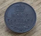 1844 Victoria Farthing — photo from another recent sale