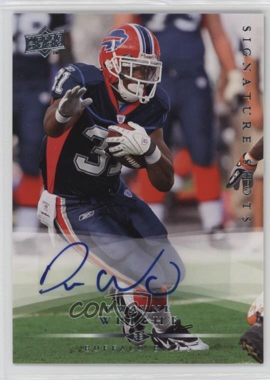2008 Upper Deck Signature Shots Dwayne Wright #SS59 Auto n1u