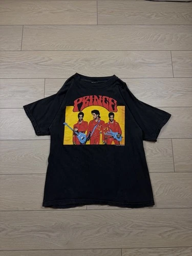 Rare Vintage Prince Tour Concert T-Shirt Black Cotton H 1990s vintage concert t-shirt, vintage, single stitch, B+ condition