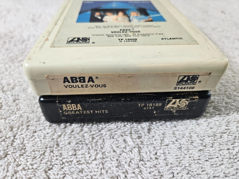 ABBA- Greatest Hits & Voulez-Vous 8-Track Tapes . Serviced. Free ship. - Image 2 of 4