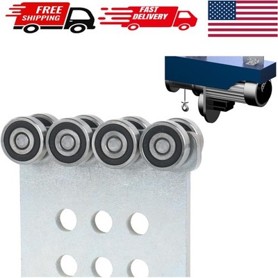 C-8wheel Trolley Assembly for 1-5/8'' Strut Channels - Easy Installation