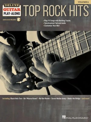 Top Rock Hits | Deluxe Guitar Play-Along Volume 1 | Hal Leonard Corp | Englisch