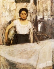 Edgar Degas Woman Ironing 1869 17"x 22" Archival Art Print