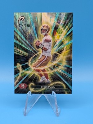 Brock Purdy 2025 Topps Resurgence Aqua Surge /250 Conductors 49ers #C-15