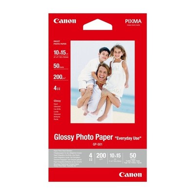 Original Canon GP-501 10x15cm Glossy Fotopapier 200 g/m² 50 Blatt (0775B081)