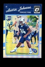 2016 Donruss Optic #105 Austin Johnson Tennessee Titans RC Rookie Silver Holo
