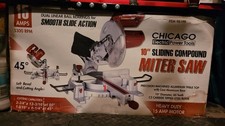 CHICAGO ELECTRIC POWER TOOLS 10 in. Sliding Compound Miter Saw
