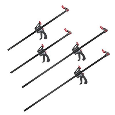 POWERTEC 36'' Bar Clamps/Spreaders 2 Pack Trigger & Ratchet Quick Grip Clamps