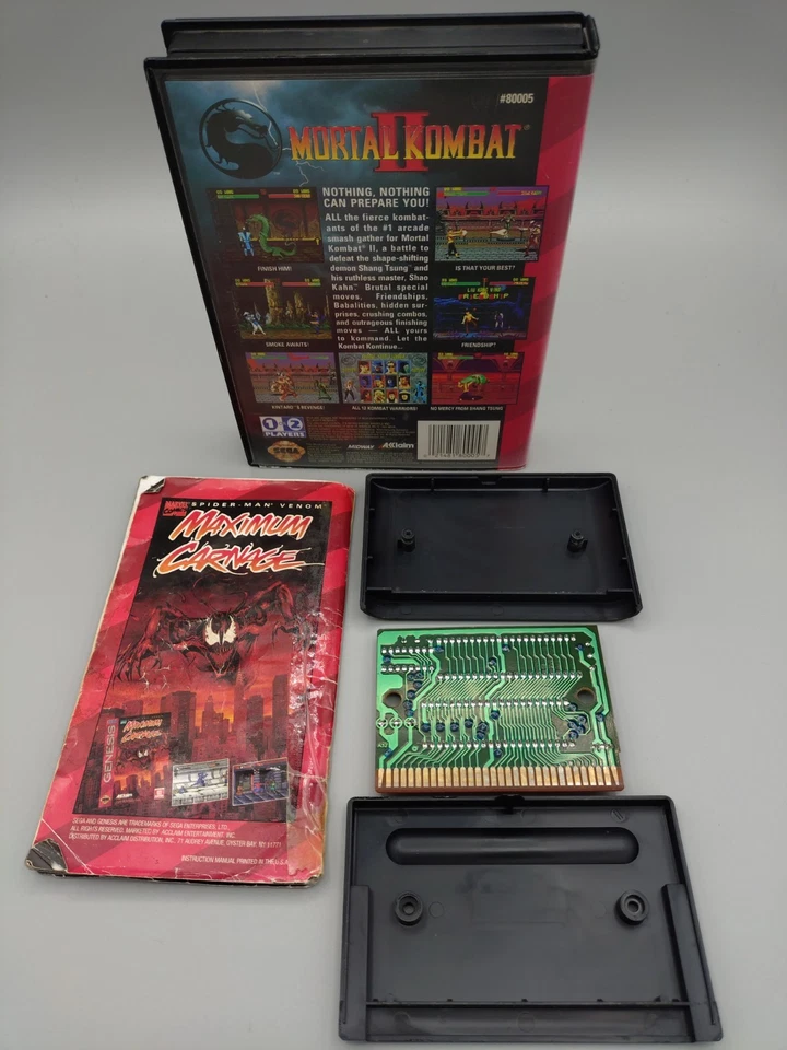 Mortal Kombat 2 Sega Genesis CIB Tested & Works | Case, Game and Manual - Image 2 of 2