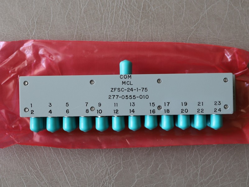 MCL, MINI CIRCUIT ZFSC-24-1-75 24 WAY SPLITTER COMBINER POWER DIVIDER 10-200 MHz
