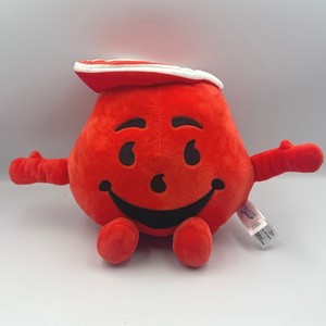 Kool-Aid Man 2024 Plush Stuffed Toy Red Smile Pitcher Character 9.5"