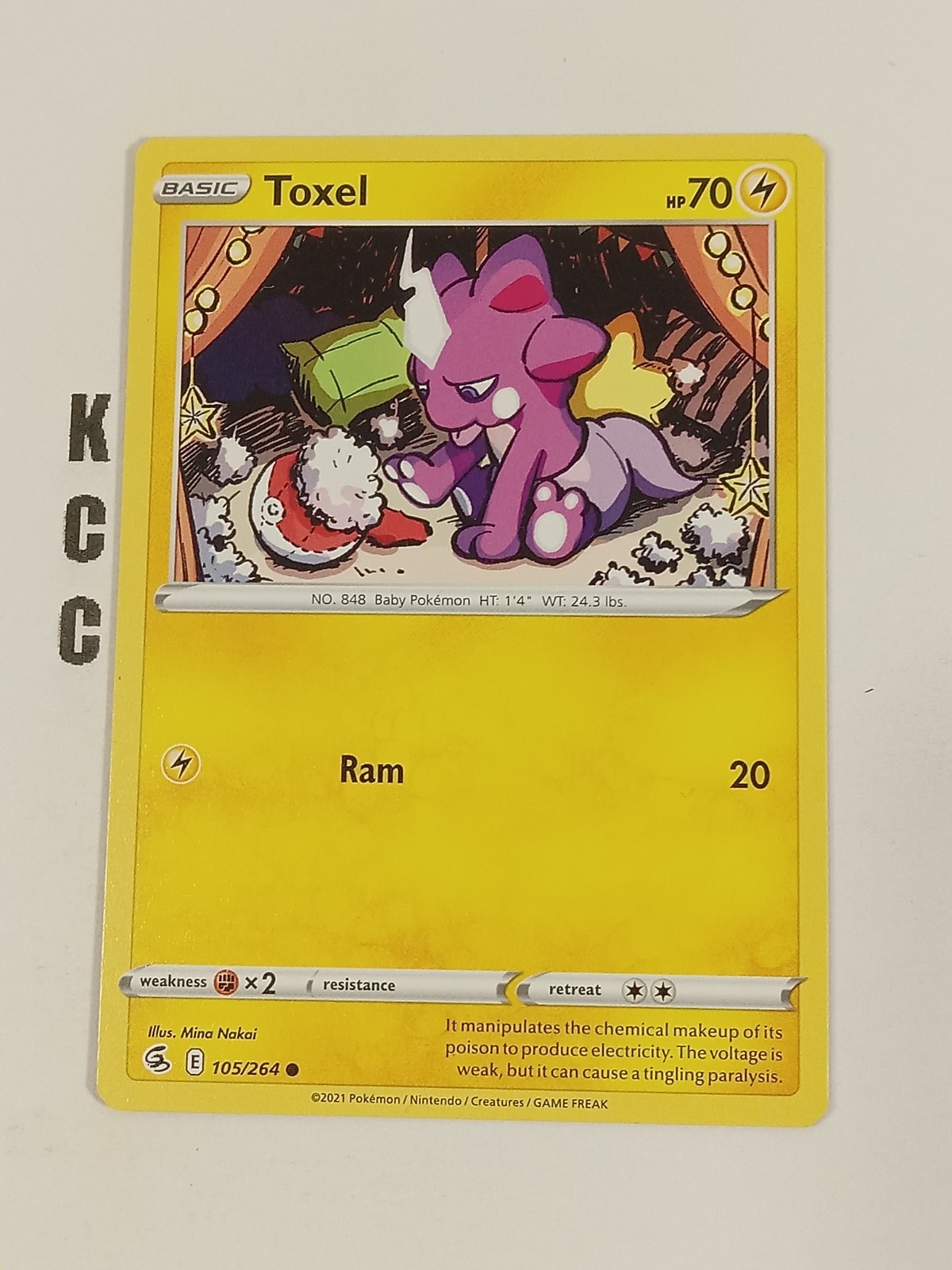 Toxel 105/264 Regular Fusion Strike Pokemon TCG