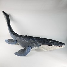 Mattel Jurassic World Mosasaurus Real-Feel Colossal 27" Swimming Dinosaur