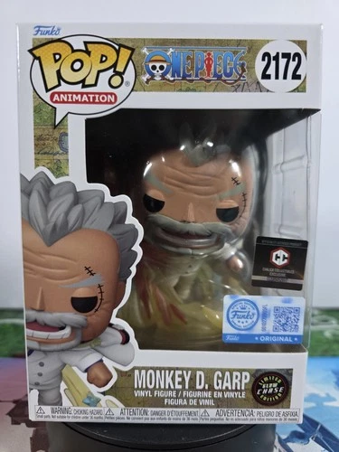 Funko Pop! One Piece Monkey D. Garp (Galaxy Impact) #2172 Chalice Exc Glow Chase