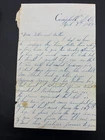 April 9 1865 Civil War Soldier Letter Wounded from Richmond Lee’s Surrender