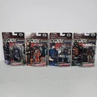 4 G.I. Joe 30th Anniversary Figure Lot Hasbro New Techno Hazard Viper Iron Cobra