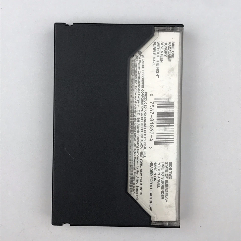 Winger Self Titled Cassette Tape Atlantic Records Vintage — 第 4/4 张图片