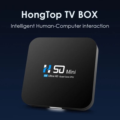 H50 Mini 4K Smart Network TV Box, Android 10.0, RK3318 Quad Core, 2GB+8GB, EU P