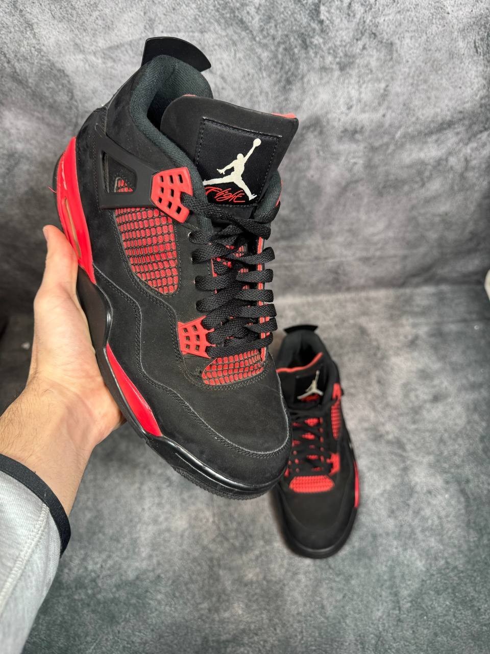 Size 12 | Jordan 4 Red Thunder No Box | Pre-Owned